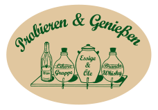Logo Probieren und Genießen Elzer - Feinkostladen